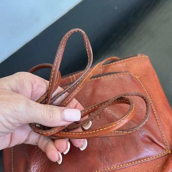 Joop vintage genuine leather crossbody minimalist shoulder handbag purse - Picture 8 of 12